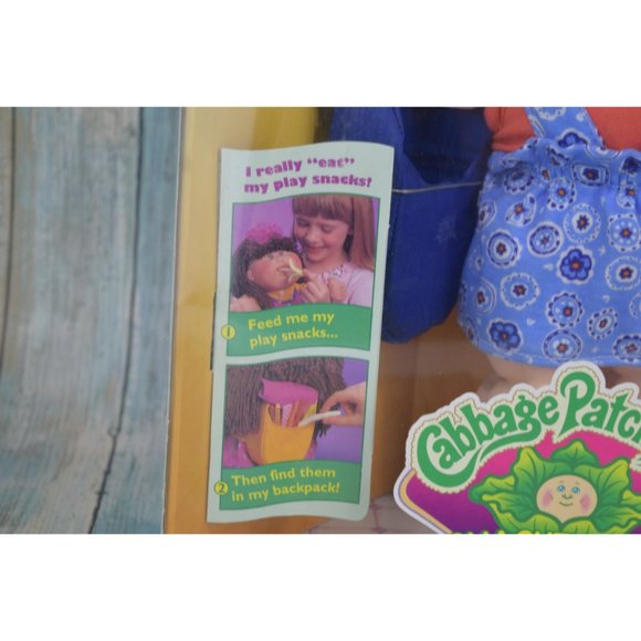 Cabbage Patch Kids Toys Vintage Cabbage Patch Snacktime Kid Eating